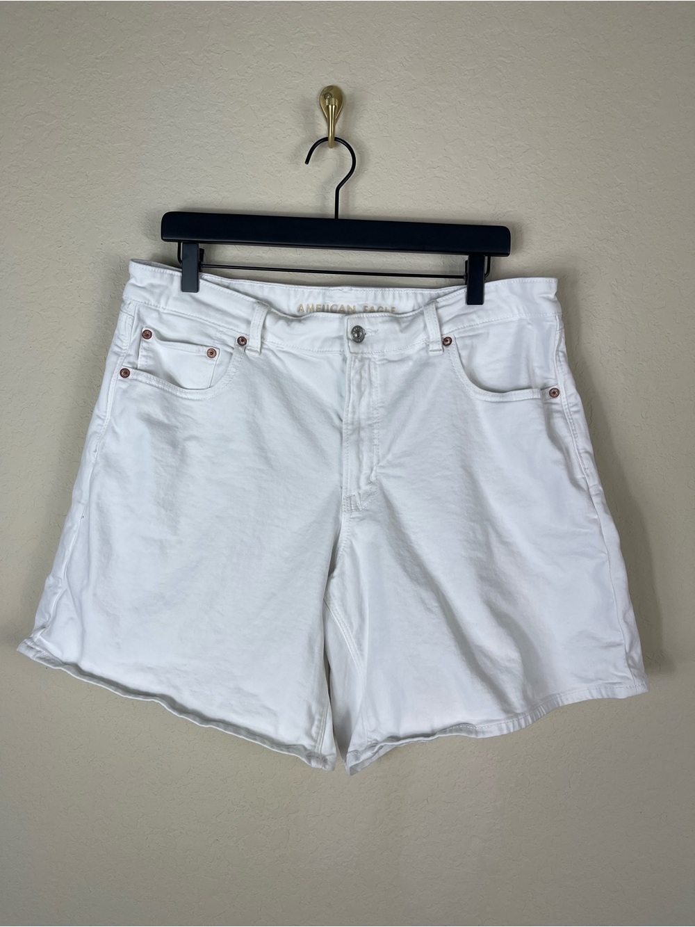 American Eagle Low Rise Baggy Loose Shorts Size 12 - Picture 4 of 9
